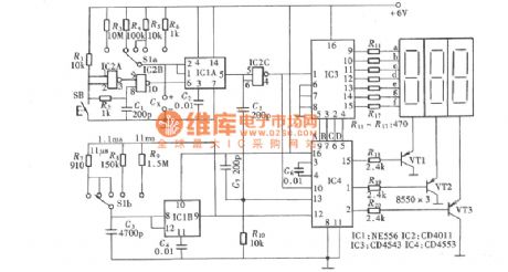 Three Digit Capacitance Circuit Diagram