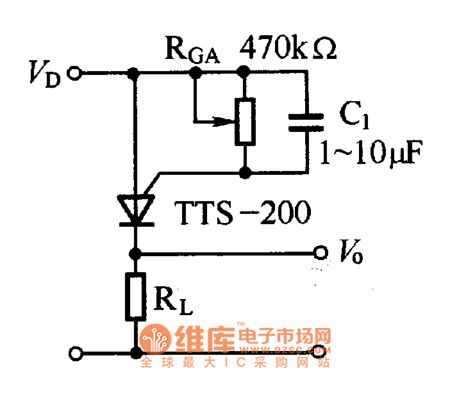 TTS-200 temperature control thyristor basic application circuit