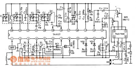 TA8127N and TA8127F--the single chip reception integrated circuit