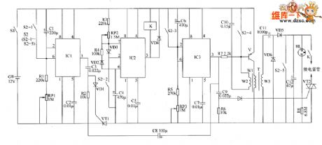 Electronic detonating device circuit diagram 3