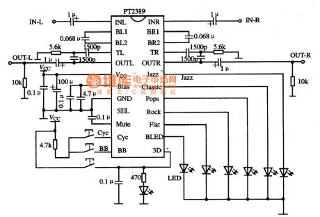 PT2389--the preset balancer integrated circuit