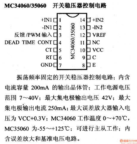Regulator, DC-DC circuit, power supply monitor pin and main features MC3397T and other control circuits