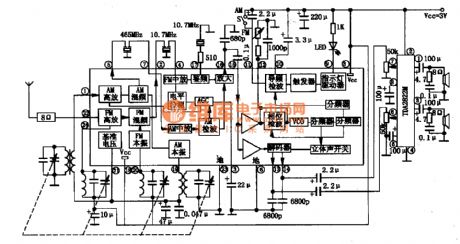 LA4160-Single chip record playback integrated circuit