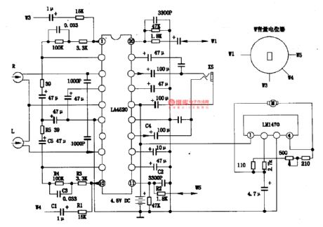 LA4520-Single chip playback integrated circuit
