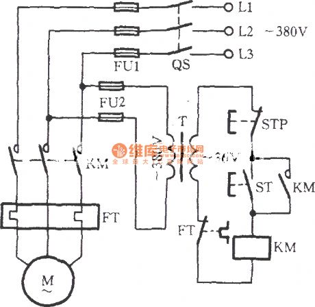 three-phase motor with 36V low-voltage control circuit