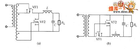 positive drive converter with synchronous rectification circuit