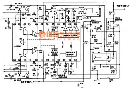 LA458lMB-Signal chip playback integrated circuit