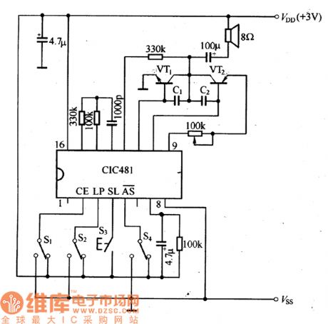 CIC481 Series Musical Integrated Circuit