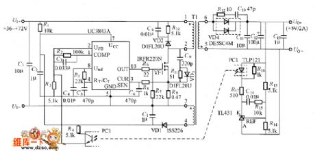 UC3843A converter circuit