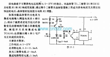 The grid circuit of threshold switch