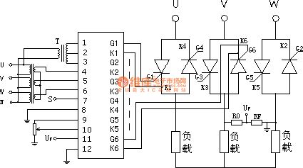 The SXTY 3-phase AC booster (closed loop) trigger board circuit
