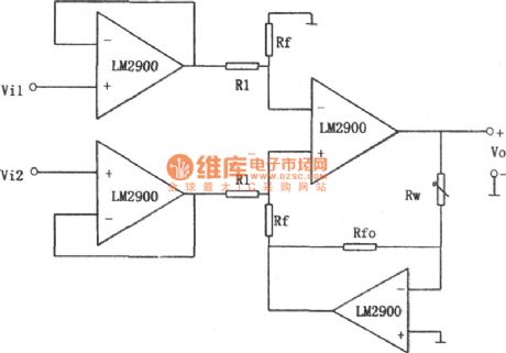 Gain Linearity Adjustable Subtraction Circuit