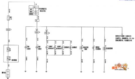 Vizi tail light and lighting circuit