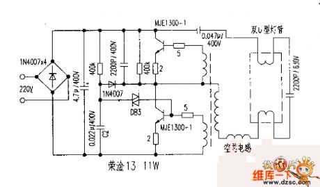 Rong Gan 13 electronic ballast circuit diagram