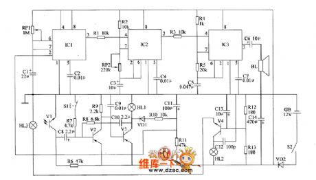 the alarm circuit of the blocked seed channel in seeding-machine (2)