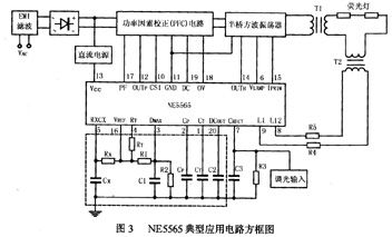 NE5565 electronic ballast controller