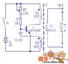 The self-made temporary power supply circuit