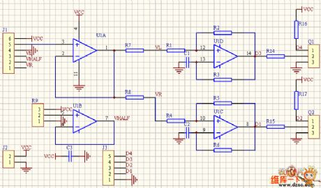 The PWM realization circuit of the analog circuit