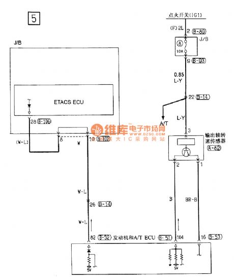 Southeast Soveran windshield wiper and washer electrical system circuit