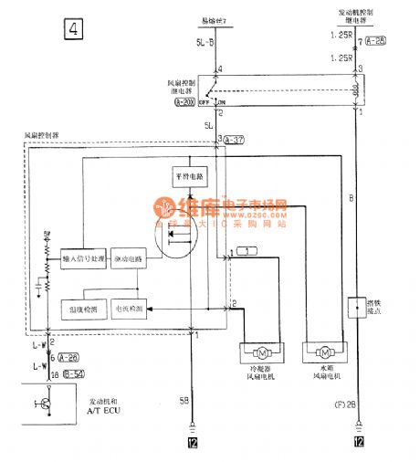 Southeast Soveran manual air-conditioning electrical system circuit
