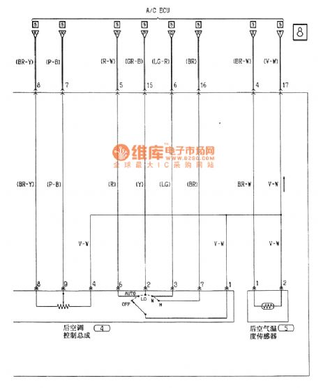 Southeast Soveran automatic air conditioning electrical system circuit