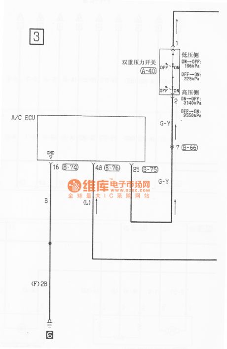 Southeast Soveran automatic air conditioning electrical system circuit