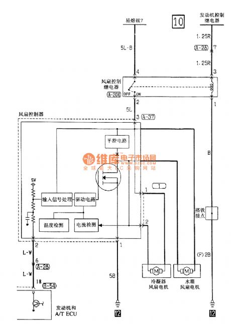 Southeast Soveran automatic air conditioning electrical system circuit