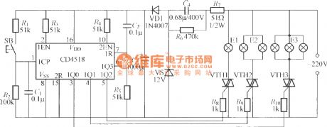 Single-switch multiple-light control circuit (3)