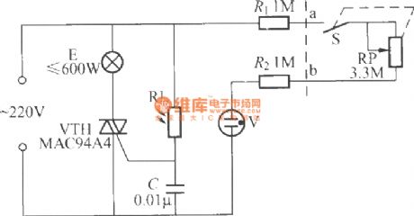 Bed safety dimmer circuit