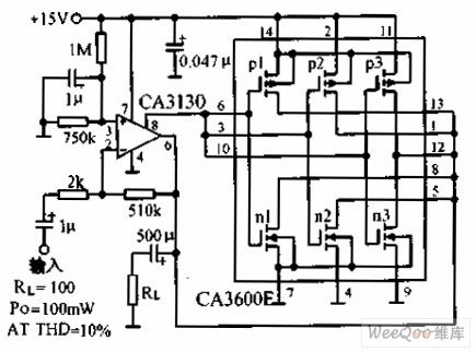 50KHZ Broadband Amplifier Circuit