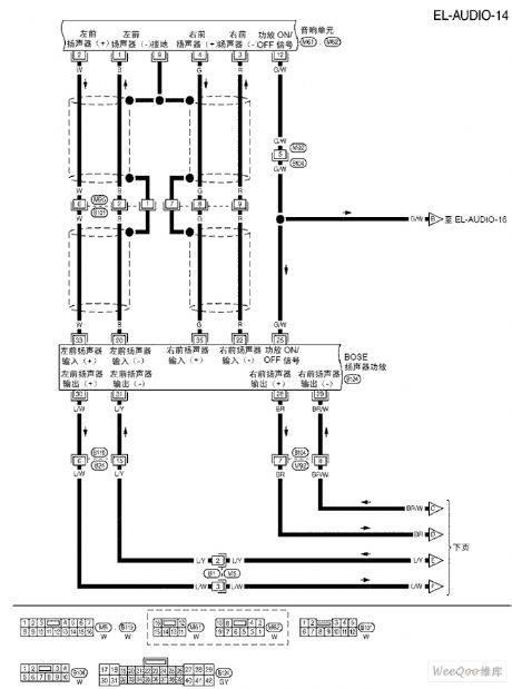 TEANA A33-EL Sound (BOSE System)Circuit Two