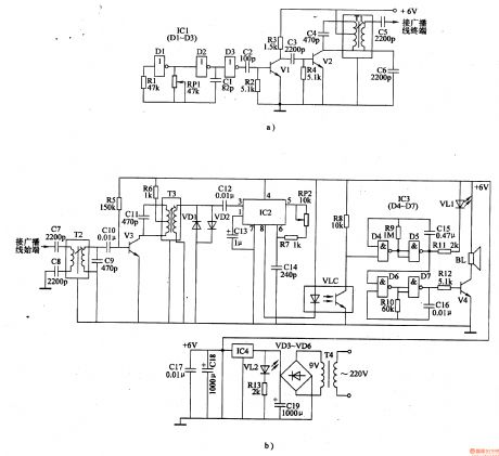 wire break informing device of rural cablecasting circuit