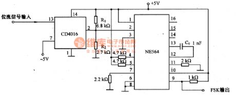 The FSK circuit composed of ME564