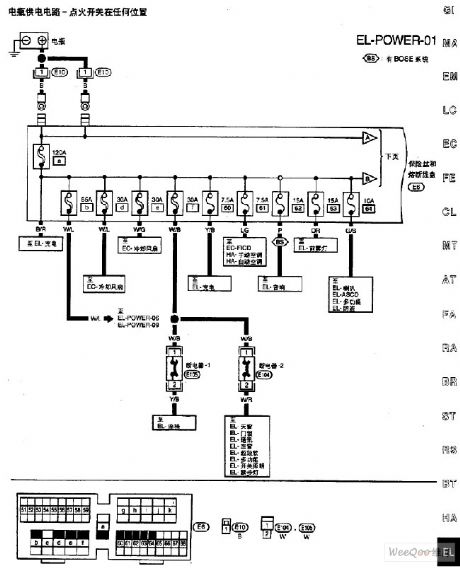Nissan A32-EL Power Supply Circuit (2)