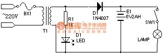 Rechargeable flashlight circuit one (3)