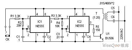 Power Line Carrier Remote Alarm Circuit