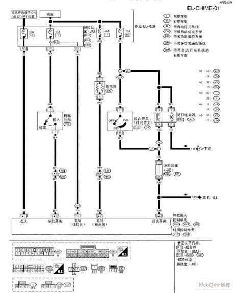 TEANA A33-EL Alarm Buzzer Instruction and Circuit One