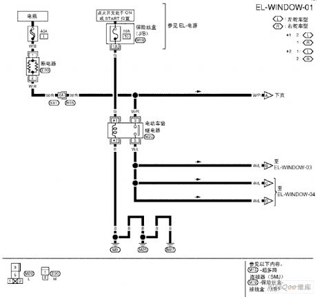 TEANA A33-EL Power Sunroof Circuit