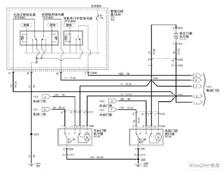 Maverick 2005 electric locks circuit