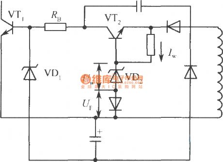 Ringing type switching power supply constant current driving circuit