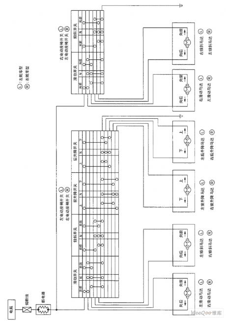 TEANA A33-EL Motor-driven Seats Schematic Diagram and Circuit One