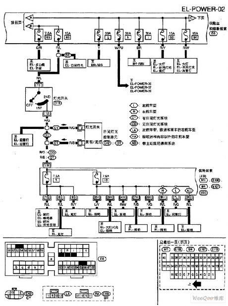 Nissan A32-EL Power Supply Circuit (3)