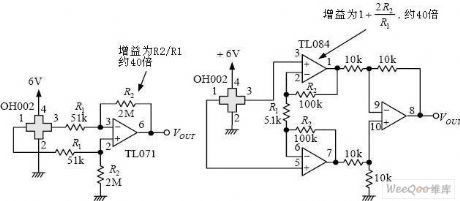 Hall Sensor Signal Amplifier Circuit