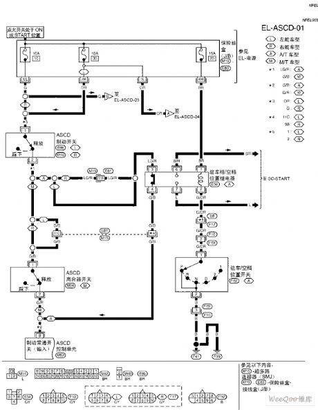 TEANA A33-EL Automatic Speed Control Device Schematic Diagram and Circuit Two