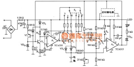 Automatically  Charging Circuit of Battery