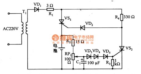 The Charger Ciruit of  Thyristor