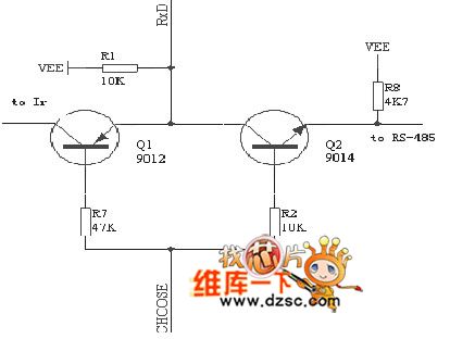 Communication Serial Port Multiplexing Circuit