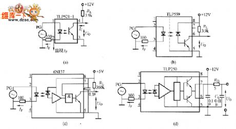 Gate Isolated Drive Circuit With The Optocoupler