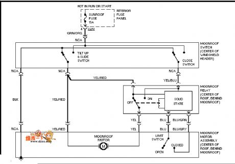 Mazda 96PROBE electrical ceiling circuit diagram