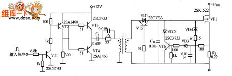 The Gate Isolated driving Circuit with Adjustable Duty Circle